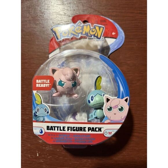 Pokemon Sobble & Jigglypuff Battle Figure Pack Battle Ready Age 4+ NEW Sealed - Picture 1 of 2